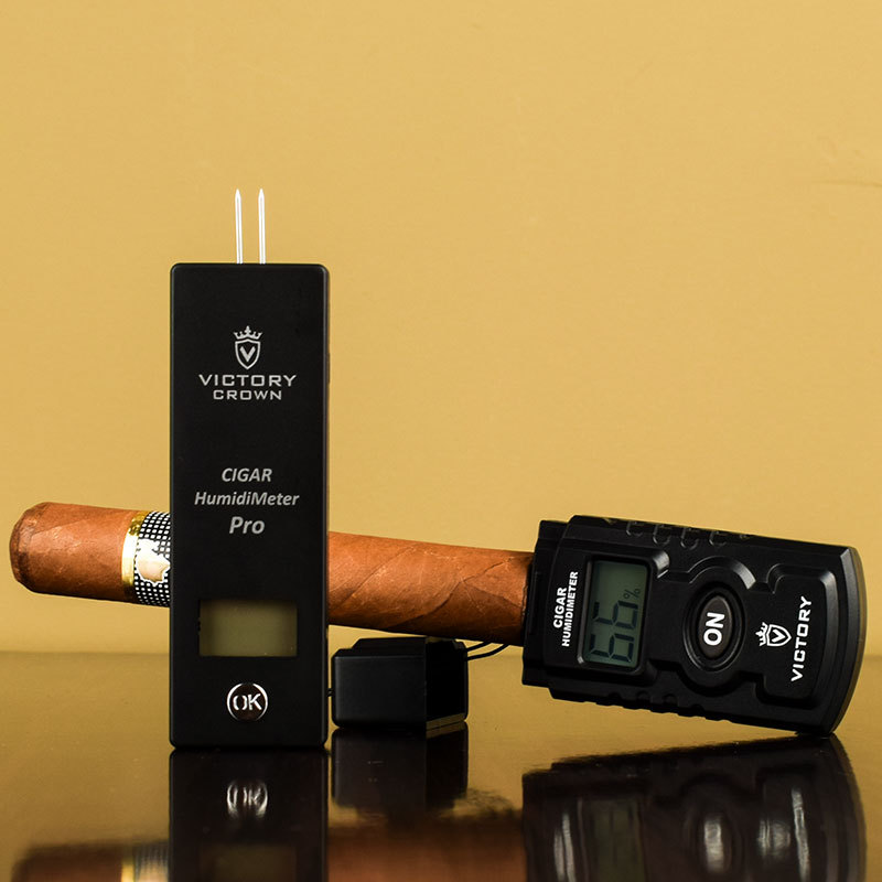 Smoke Leak Detector - Cigar Moisture Meter Hygrometer Digital USB