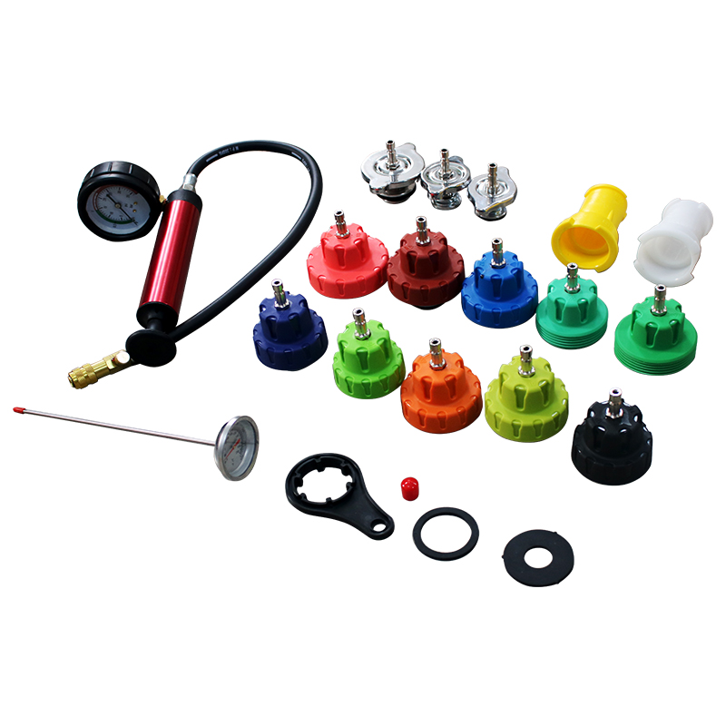 Radiator Pressure Tester - Universal 18pcs Radiator Leak Detector Car