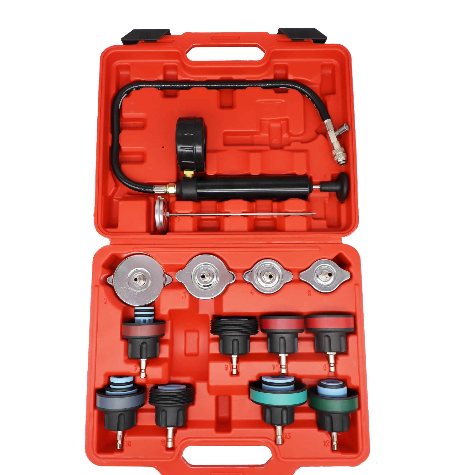Radiator Pressure Tester - 14 Pcs Universal Radiator Pressure Tester