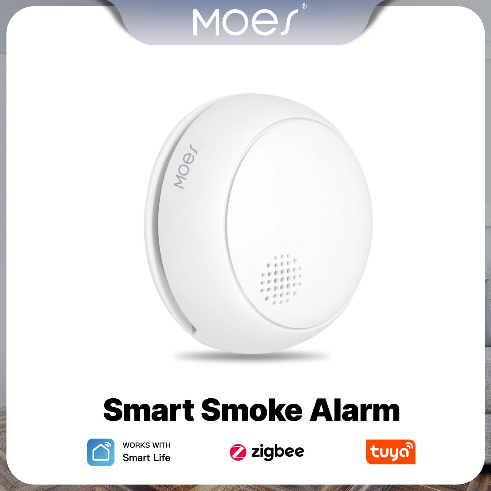 Smoke Leak Detector - MOES ZigBee Smart Smoke Alarm Detector