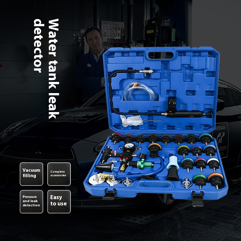Radiator Pressure Tester - 34Pcs Universal Radiator Pressure Tester Set