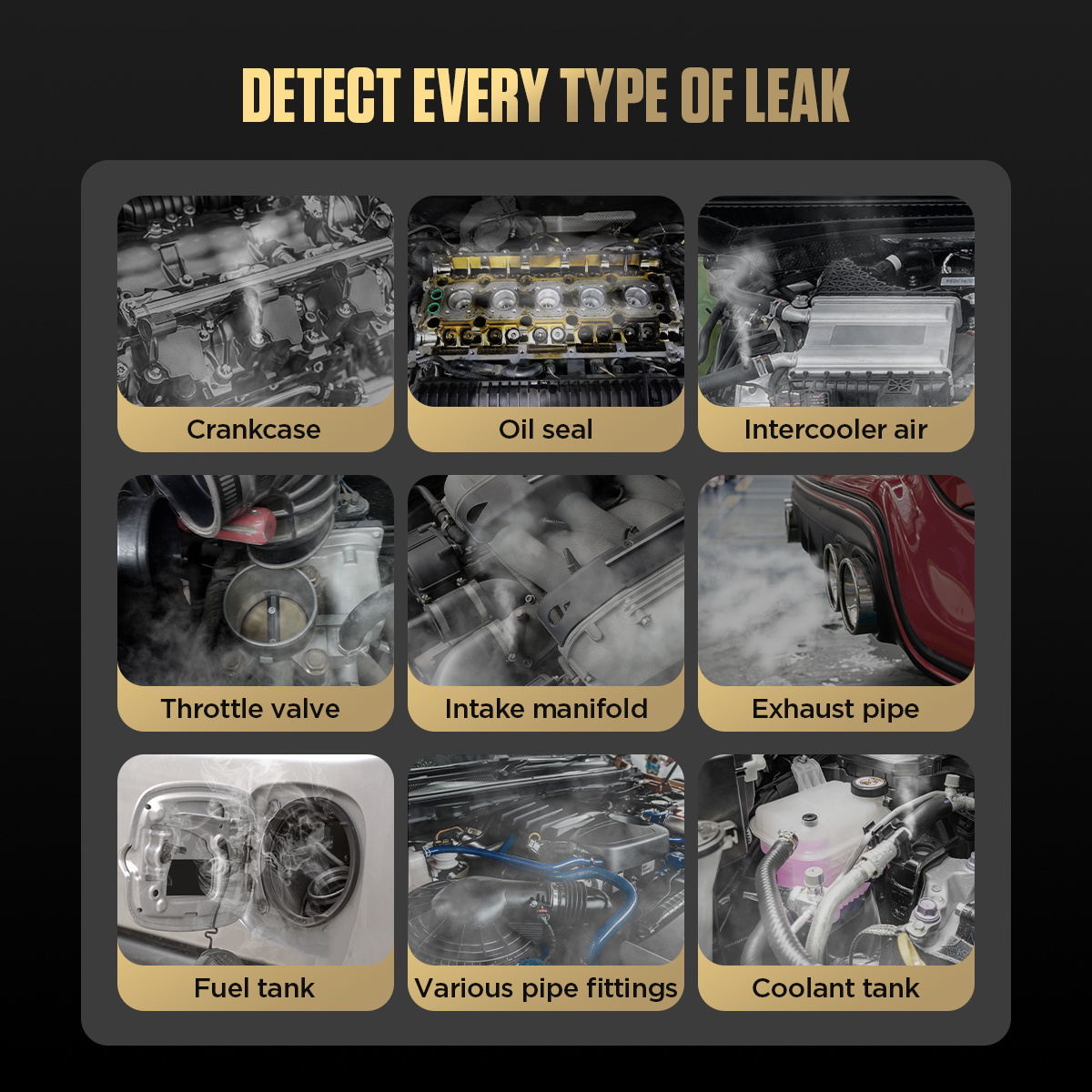 AUTOOL Smoke Machine Leak Dete - Smoke Leak Detector recension och pris