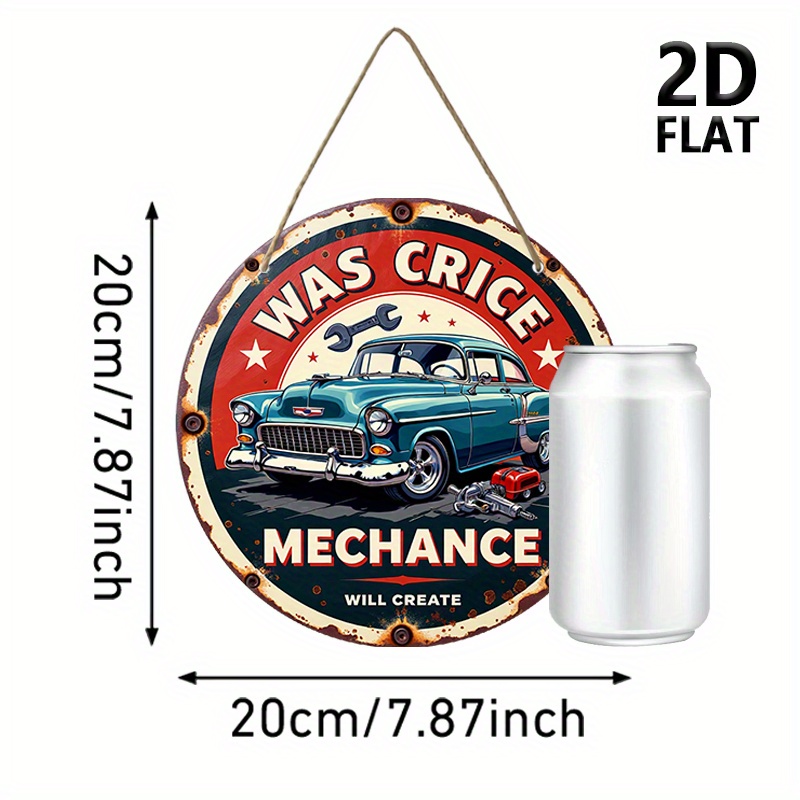 2D plane, retro auto repair sh - Auto Repair Shop Logo Design recension och pris