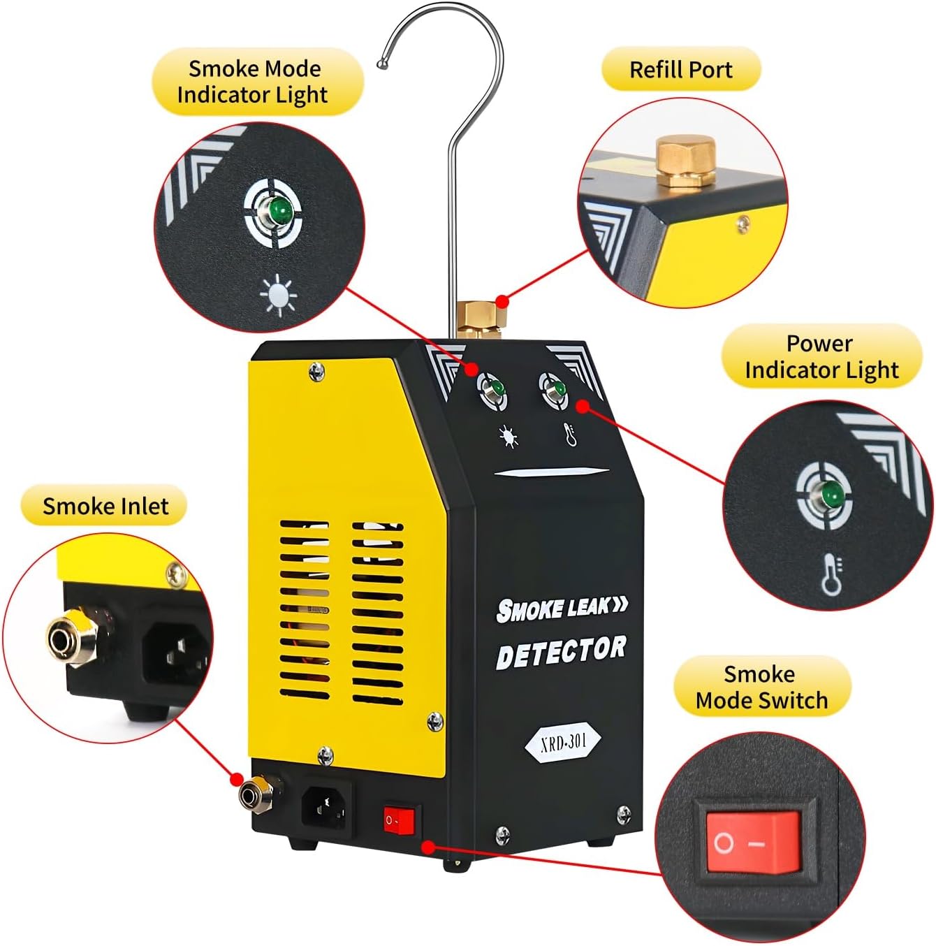 Smoking Generator Oil Smoke Pi - Smoke Leak Detector recension och pris